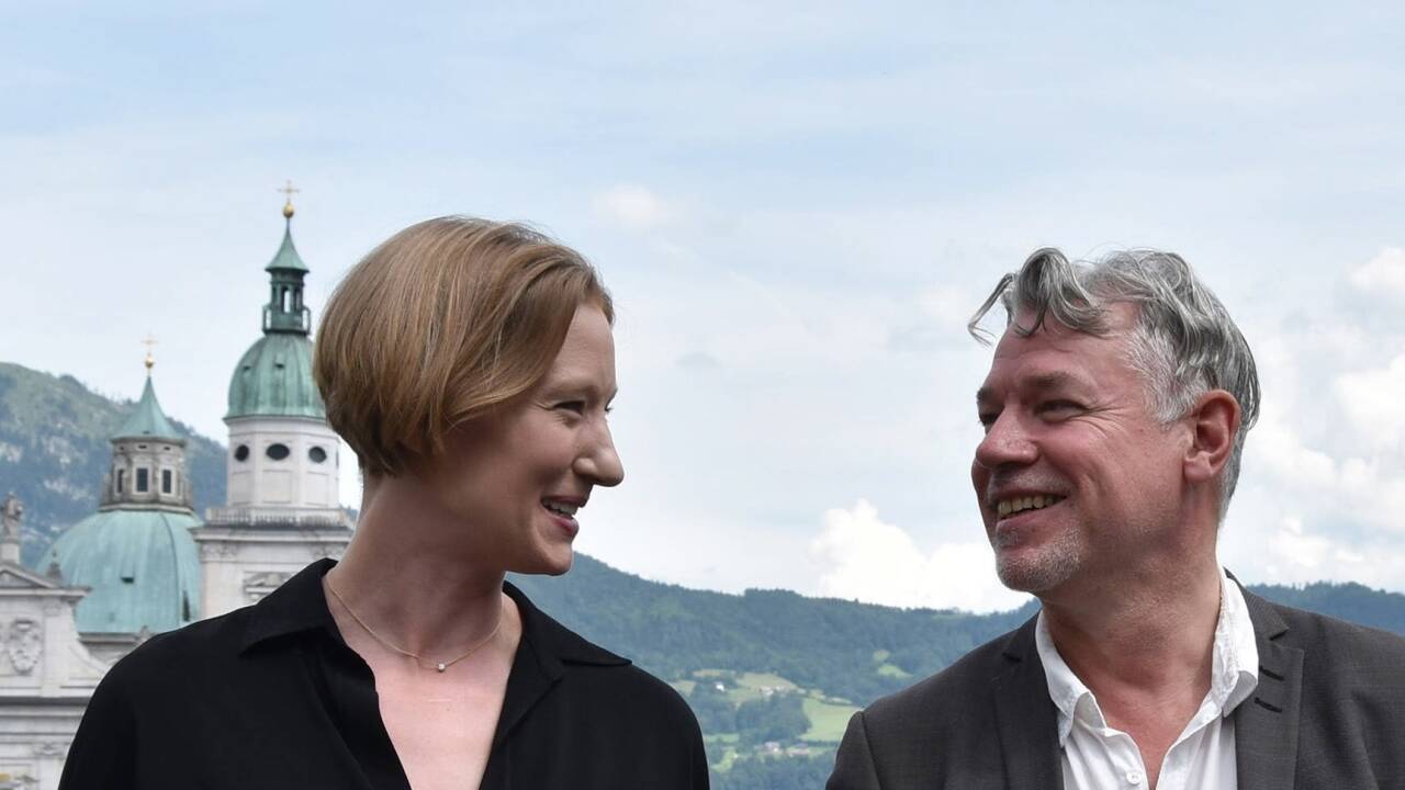 Regisseur Christof Loy und Dirigentin Joana Mallwitz. 