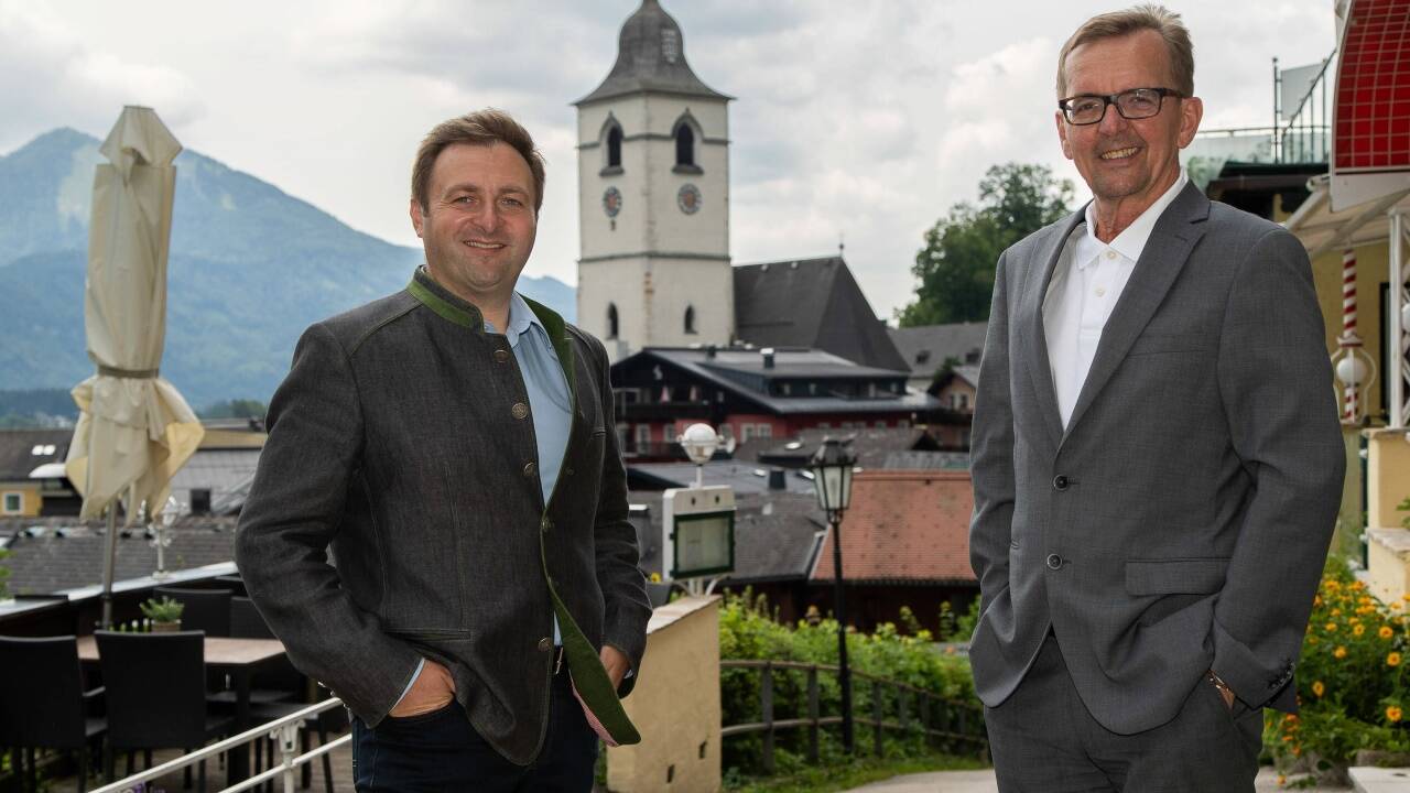 Bgm. Franz Eisl und Tourismusdirektor Hans Wieser waren mit Krisenmanagement beschäftigt. Bgm. Franz Eisl und Tourismusdirektor Hans Wieser waren mit Krisenmanagement beschäftigt.