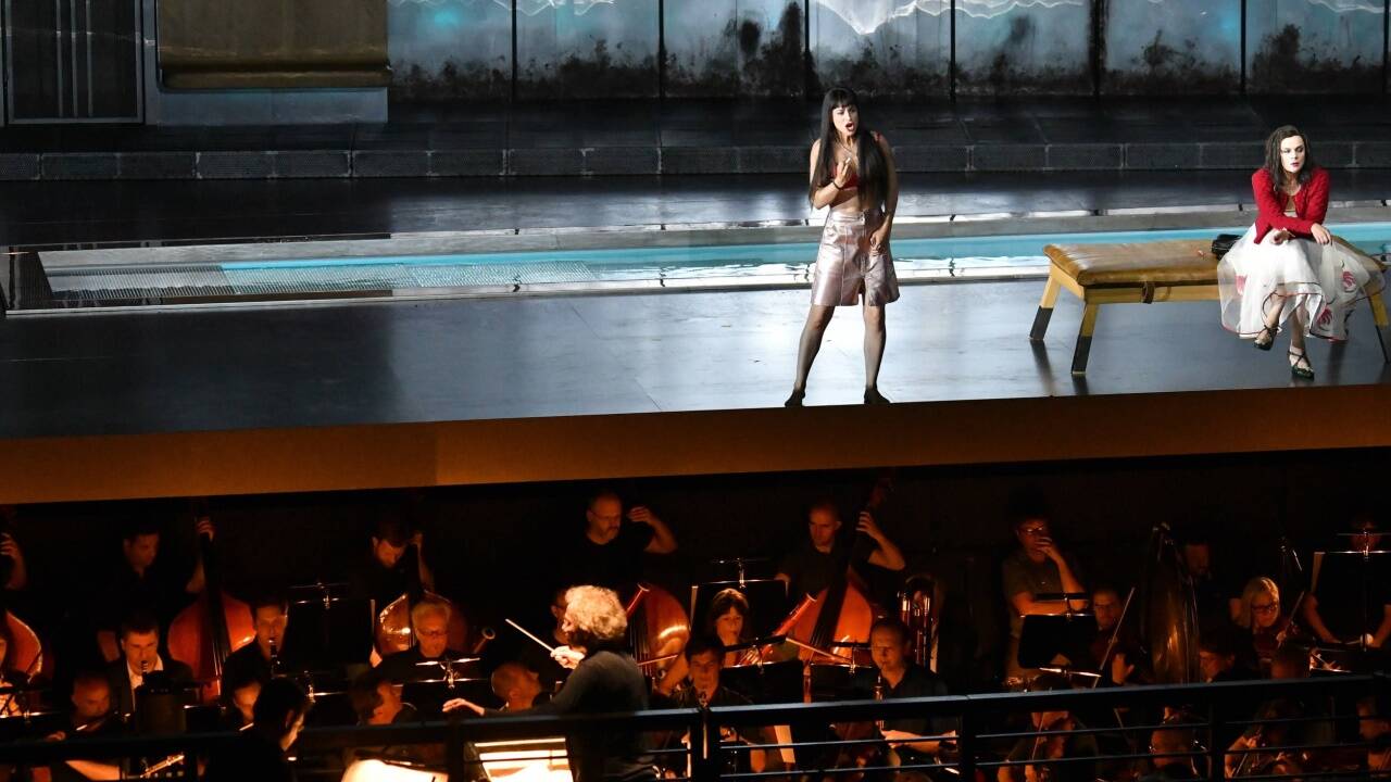 „Elektra“ in der Felsenreitschule bei den Salzburger Festspielen. 