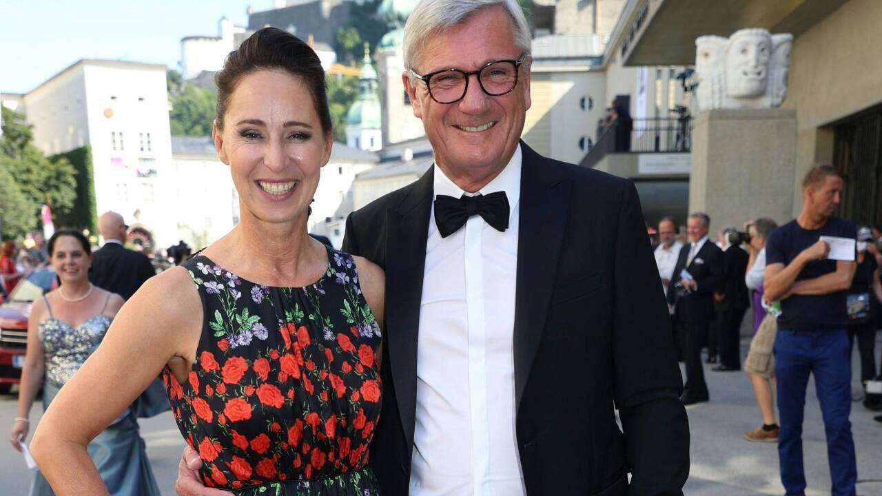 Salzburgs Bürgermeister Harald Preuner mit Gattin Alexandra. 
