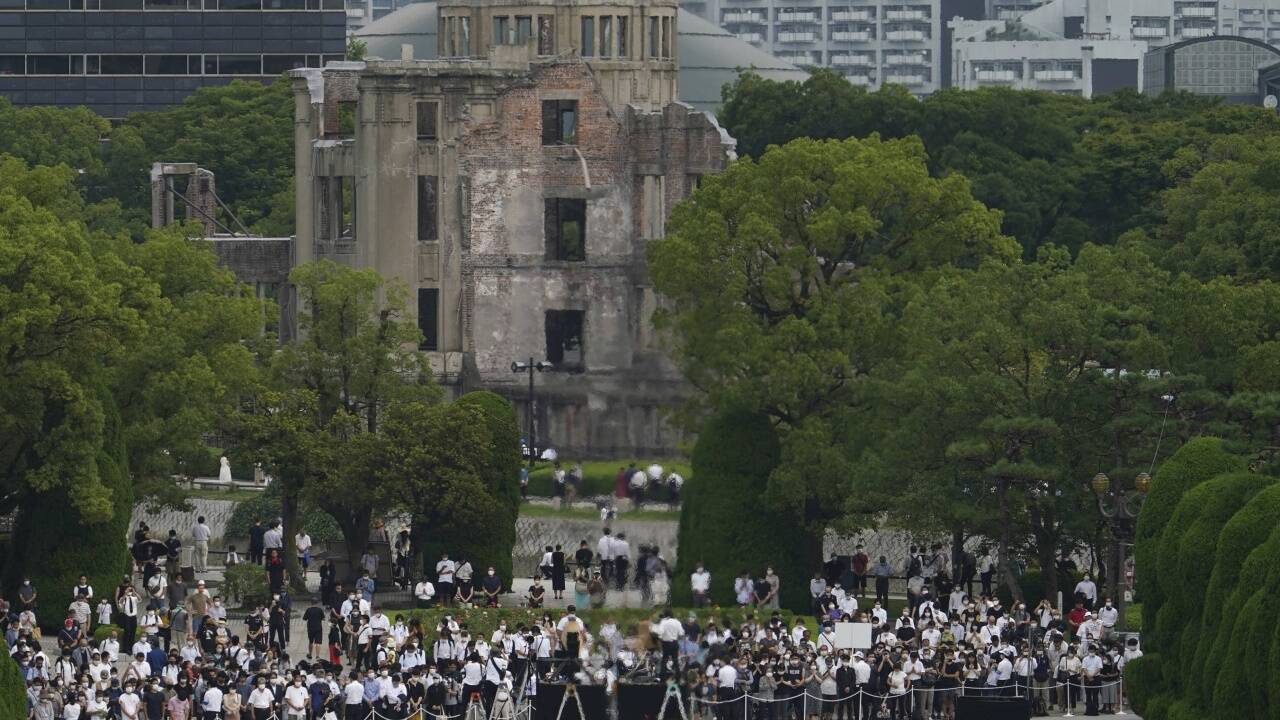 75 Jahre Hiroshima Japan gedenkt Opfer der Atombomben SN.at