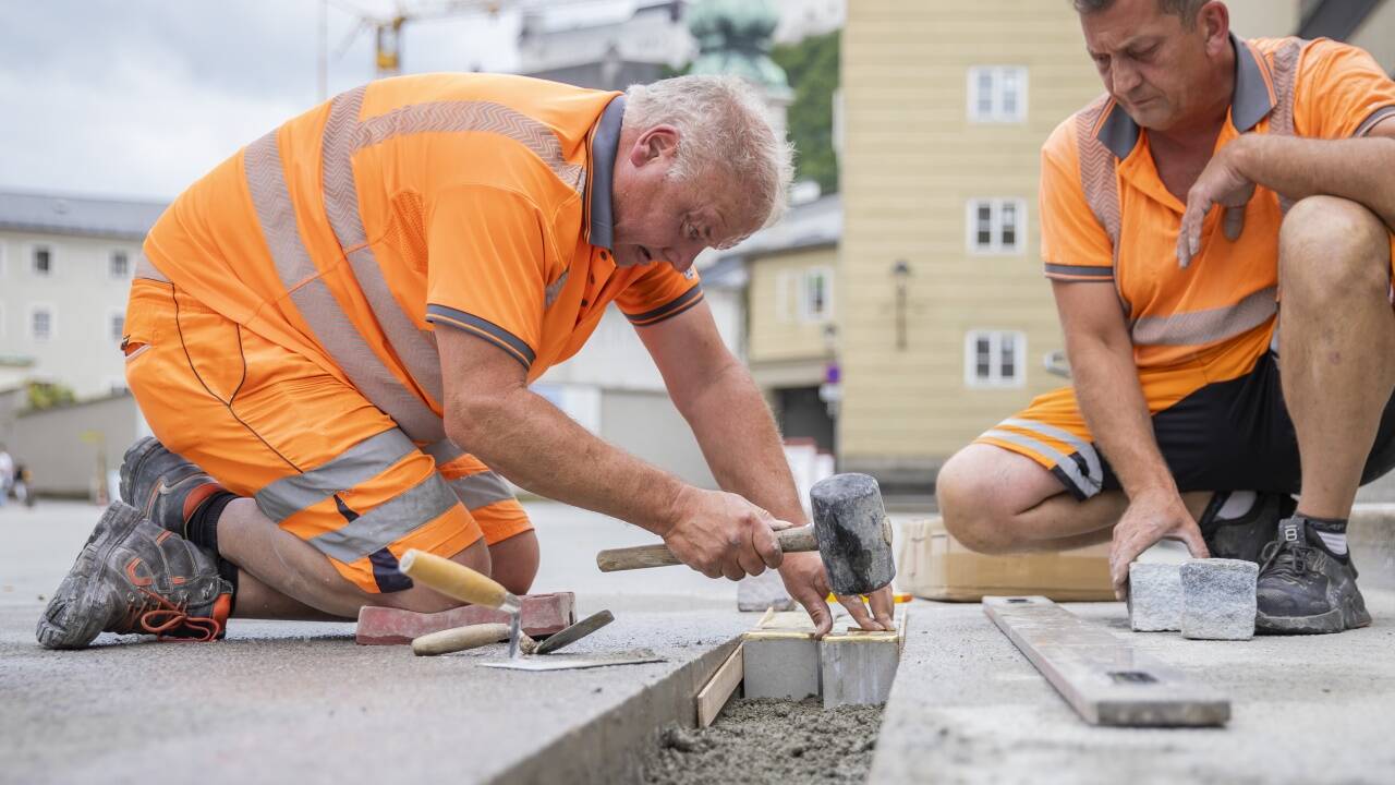Verlegung der Stolpersteine 