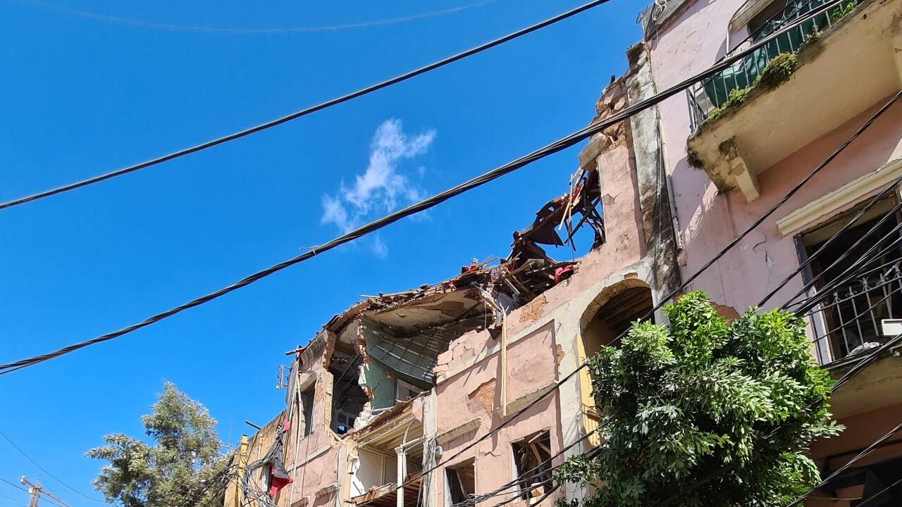 Der Wiederaufbau läuft auf Hochtouren.  