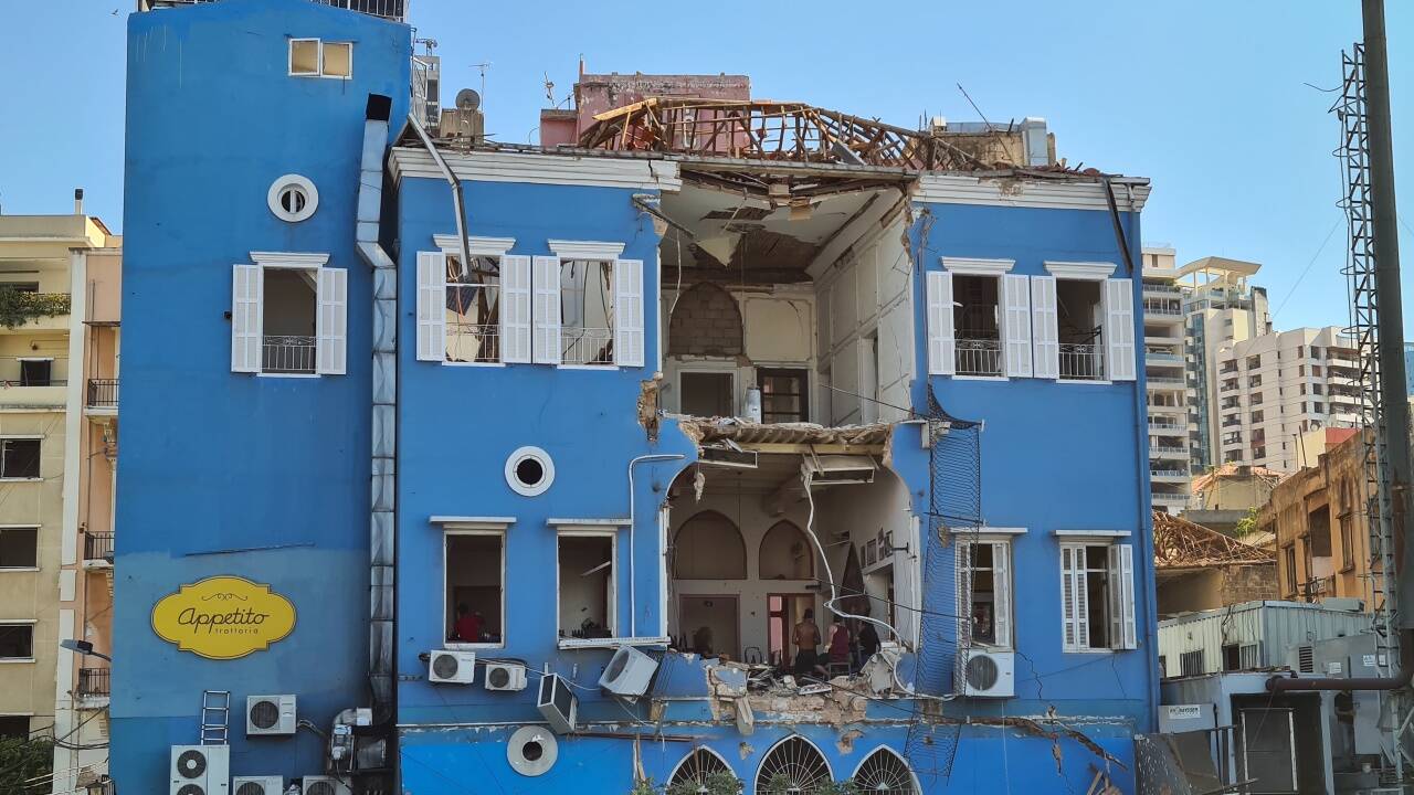 Der Wiederaufbau läuft auf Hochtouren.  