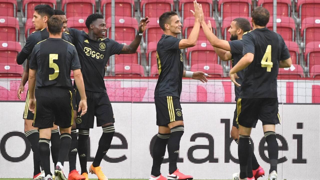 Ajax ging bereits in der ersten Hälfte zwei Mal in Führung. Ajax ging bereits in der ersten Hälfte zwei Mal in Führung.