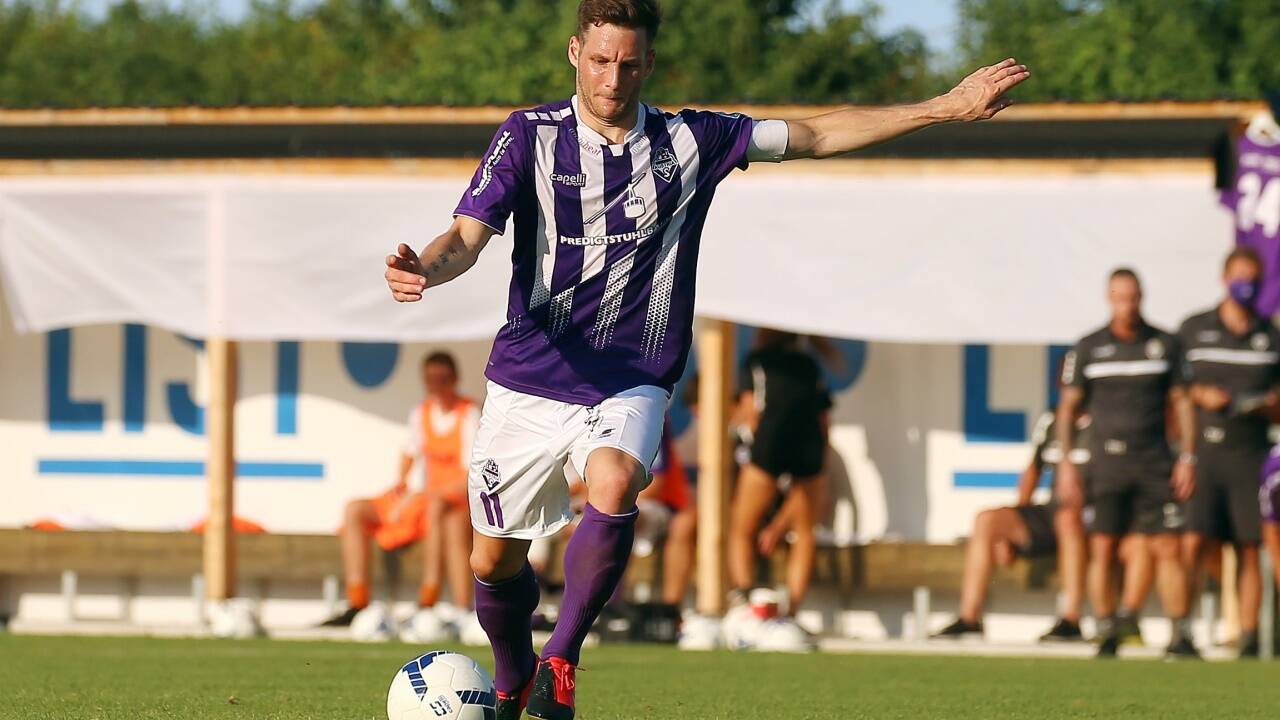 Kapitän Manuel Krainz erzielte noch vor dem Seitenwechsel den wichtigen Ausgleichstreffer für Austria Salzburg. 
