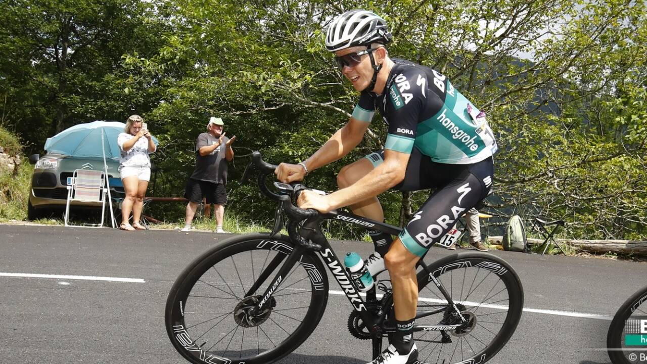 Gregor Mühlberger ist bei der Tour de France zum dritten Mal in Folge dabei – im Bild seine Teilnahme 2018. 