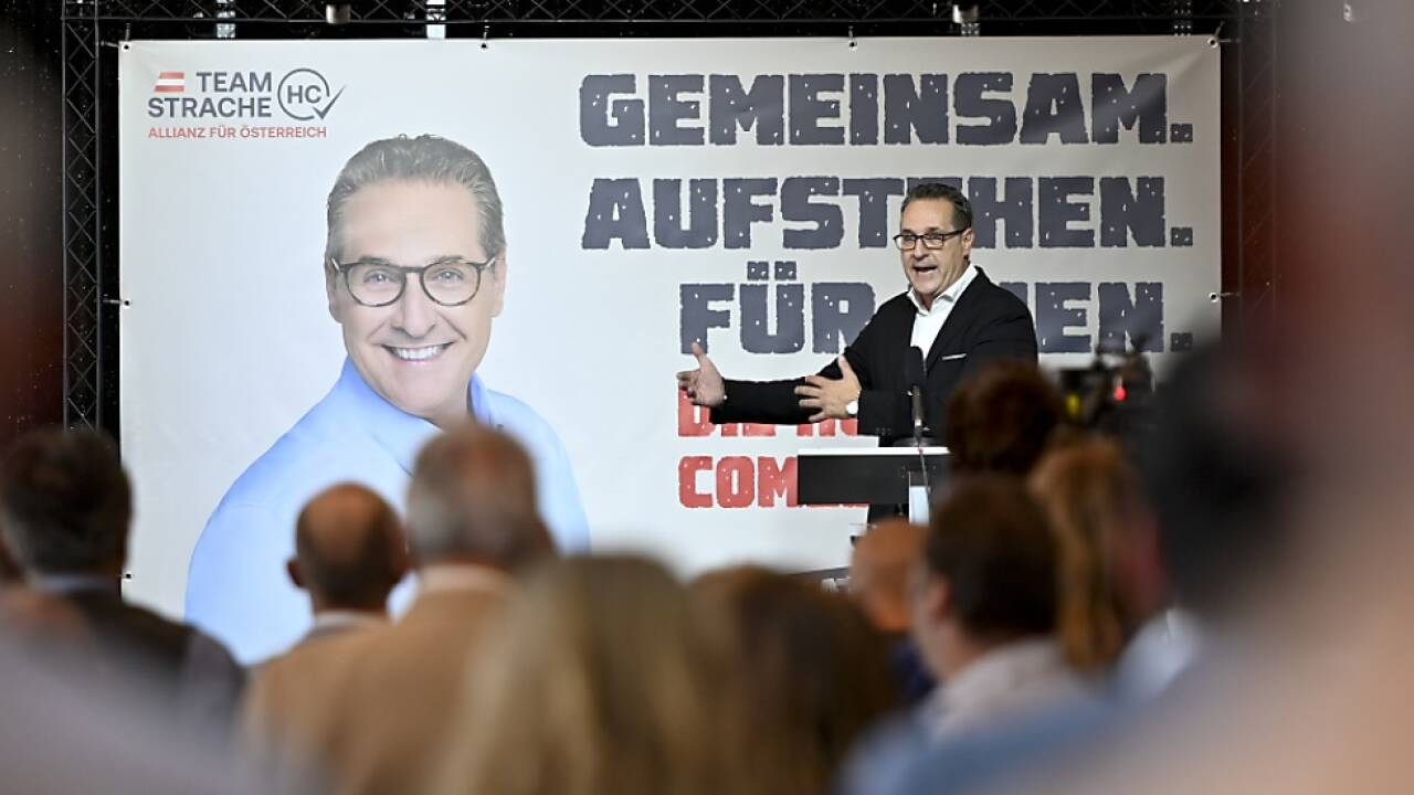 Strache gab sich optimistisch, es in den Landtag zu schaffen 