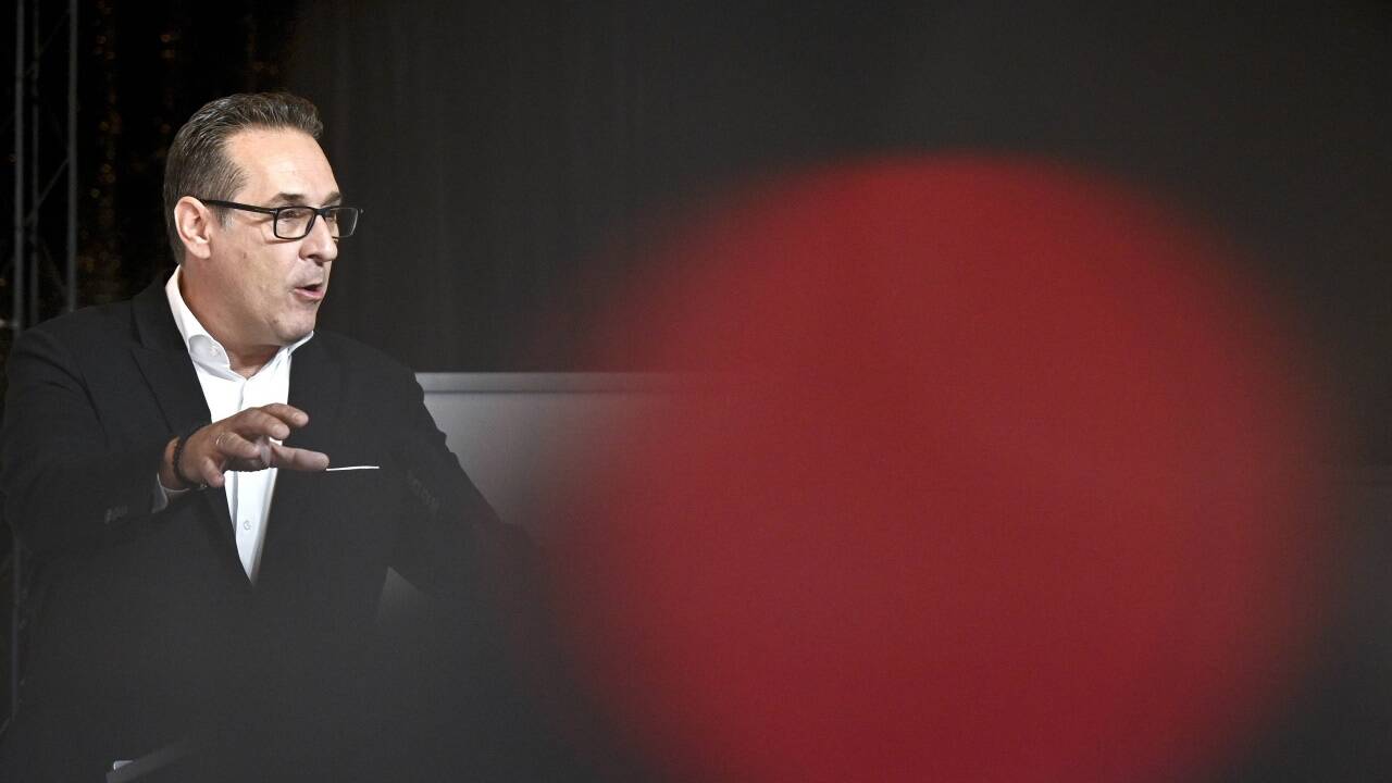 Strache gab sich optimistisch, es in den Landtag zu schaffen 