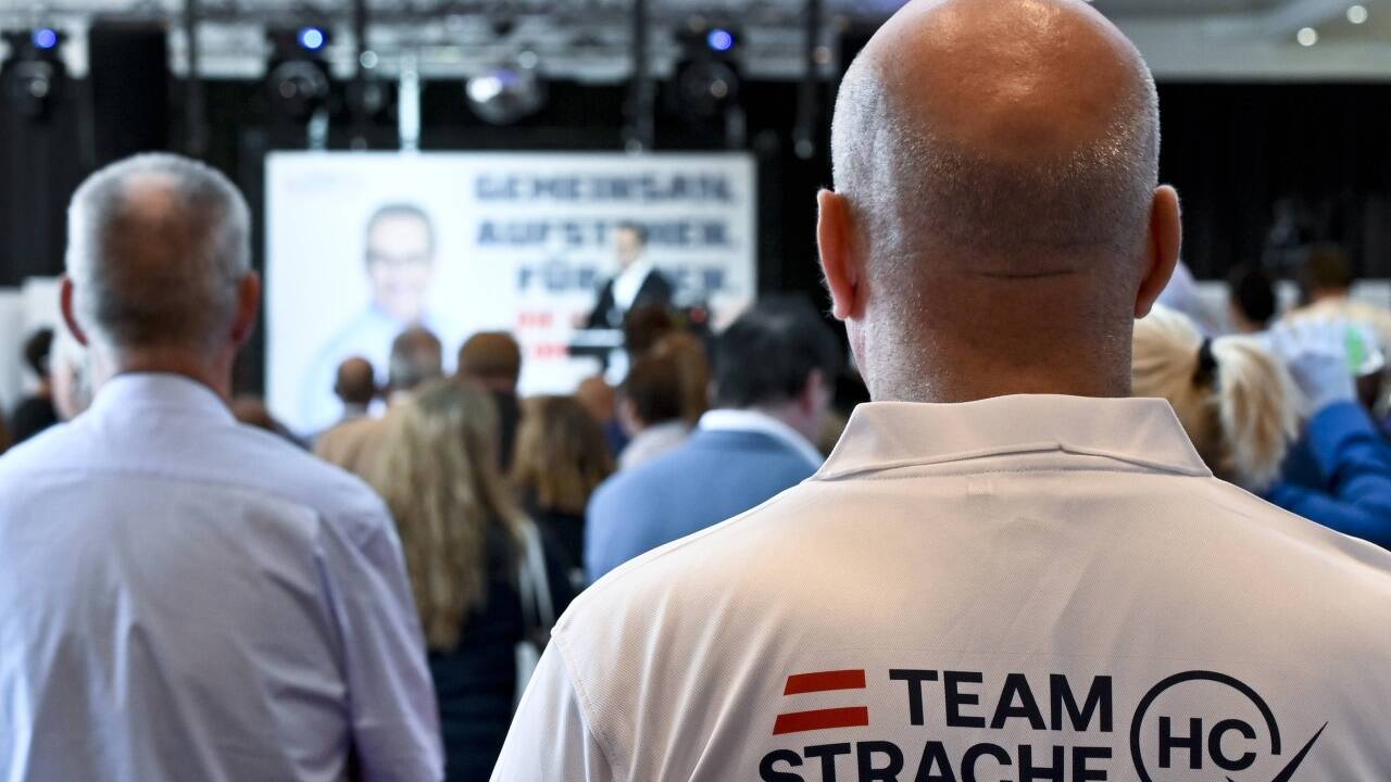 Strache gab sich optimistisch, es in den Landtag zu schaffen 