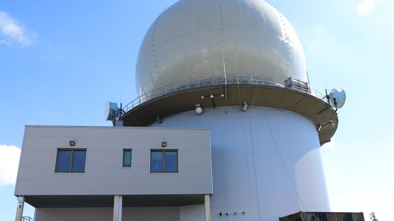 Die neue Radarstation, die 2021 auf dem 1111 Meter hohen Kolomansberg in Betrieb gehen soll. 