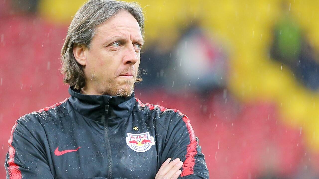 Salzburgs Co-Trainer Rene Aufhauser kann sich eine Zukunft als Cheftrainer vorstellen. Salzburgs Co-Trainer Rene Aufhauser kann sich eine Zukunft als Cheftrainer vorstellen.