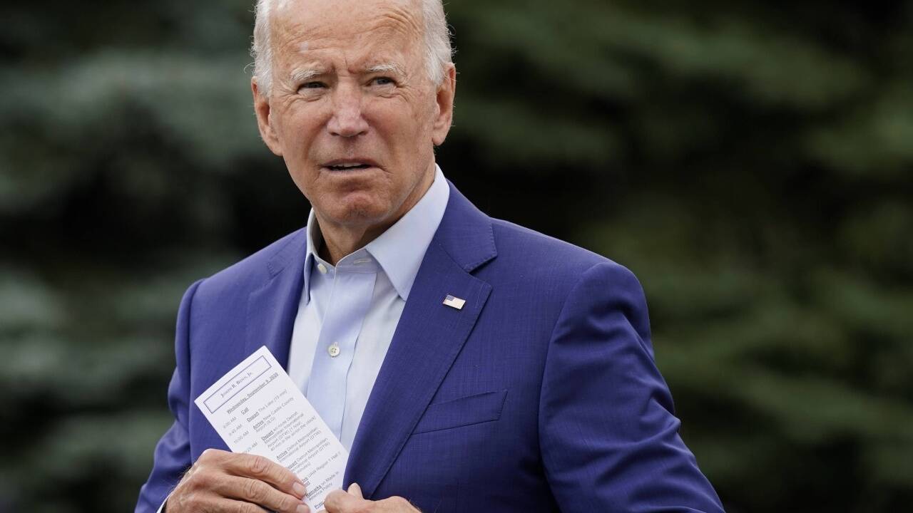 Noch liegt der Herausforderer Joe Biden in den Umfragen voran. Noch liegt der Herausforderer Joe Biden in den Umfragen voran.