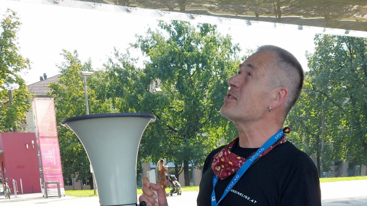 Sam Auinger, einer der vier kreativen Köpfe der Linzer Klangwolke 