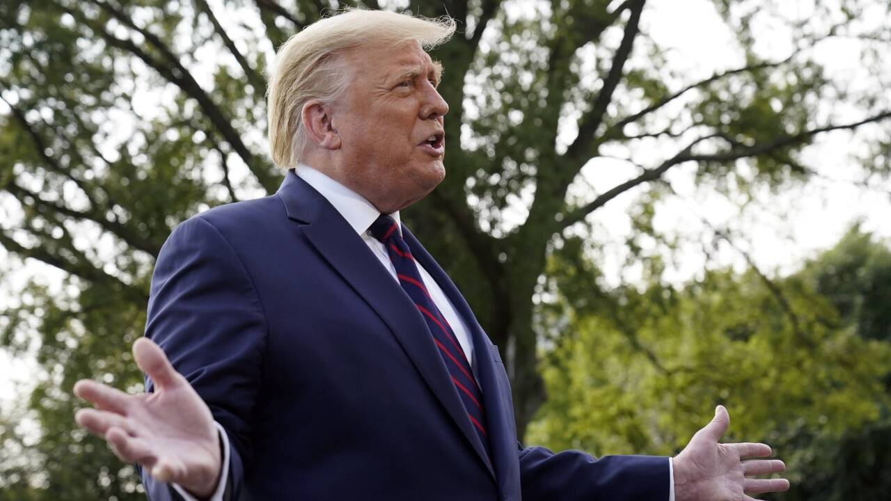 Ein Männlein steht im Walde, nicht still, nicht stumm... Donald Trump. 