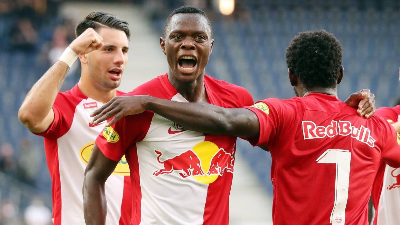 Dominik Szoboszlai, Patson Daka und Sékou Koïta sind ein gefährliches Trio. Dominik Szoboszlai, Patson Daka und Sékou Koïta sind ein gefährliches Trio.