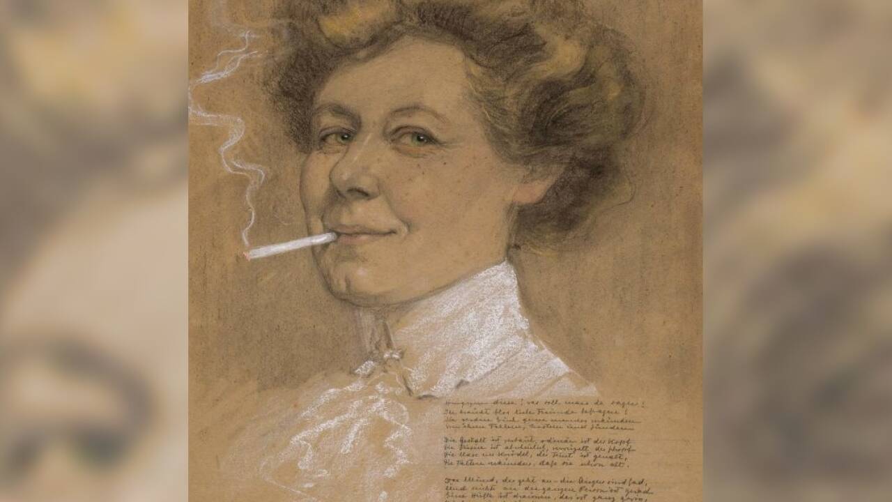 Stephanie Glax, „Selbstportrait“, ca. 1908 