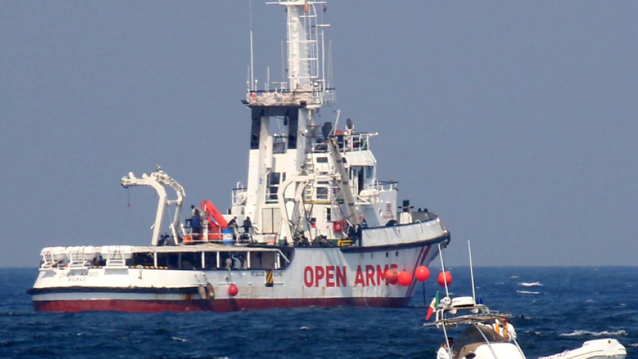 Spanisches NGO-Rettungsschiff 'Open Arms' 
