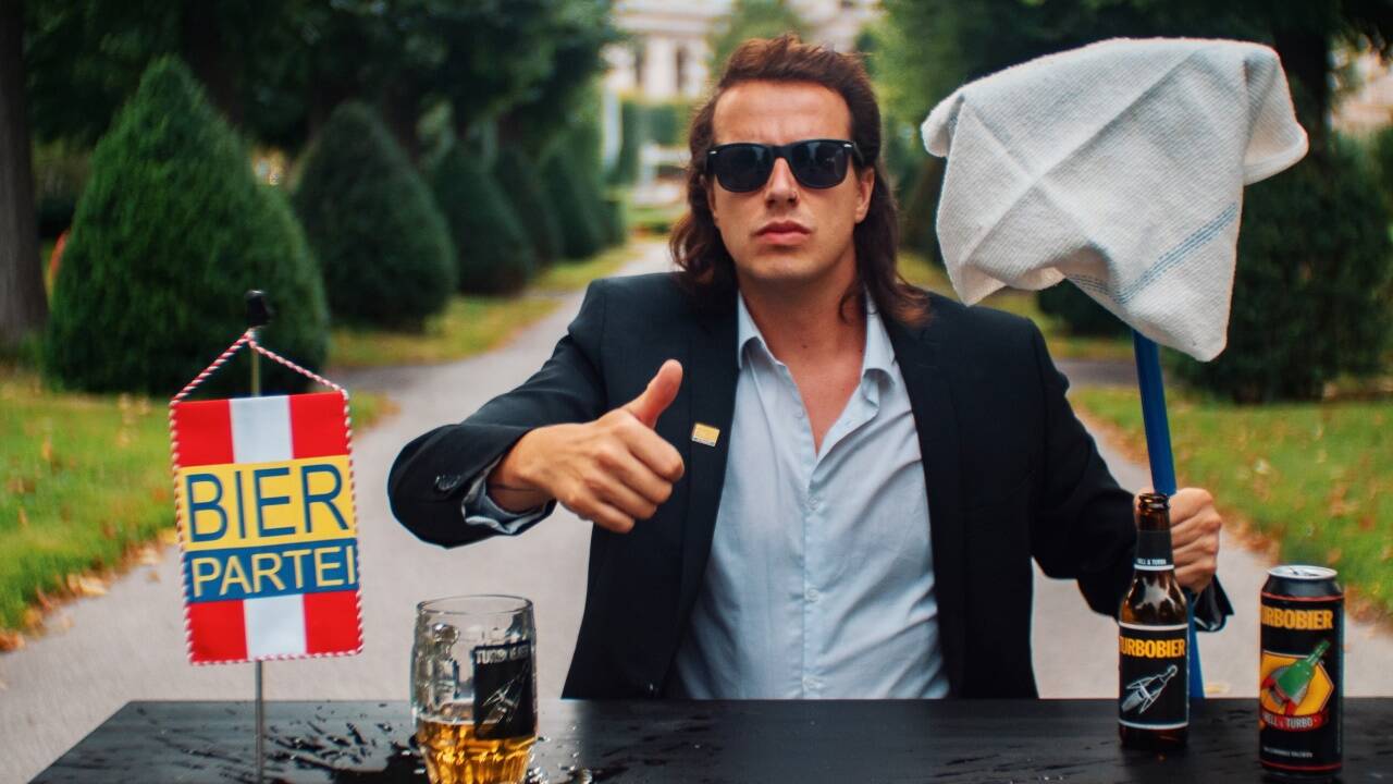 Marco Pogo ist Gründer des Satireprojekts „Bierpartei“. 