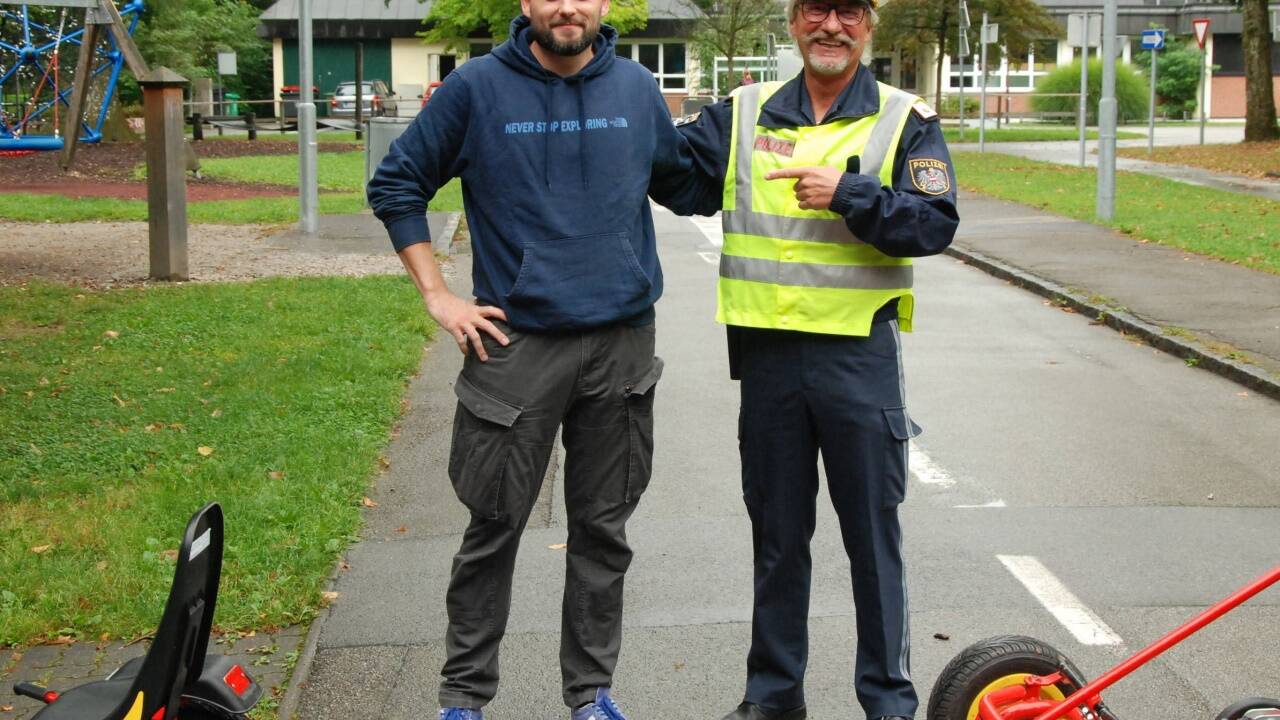 Mit seinem Nachfolger RI Florian Fellner (l.). 