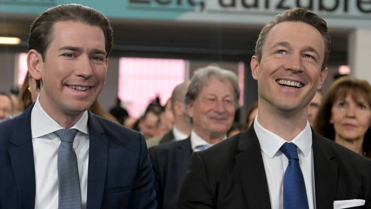 Der Kanzlervertraute und Finanzminister Gernot Blümel (rechts) wird das Wahlergebnis von 2015 womöglich mehr als verdoppeln. Ob sich ein Platz in der Regierung ausgeht, ist offen. 