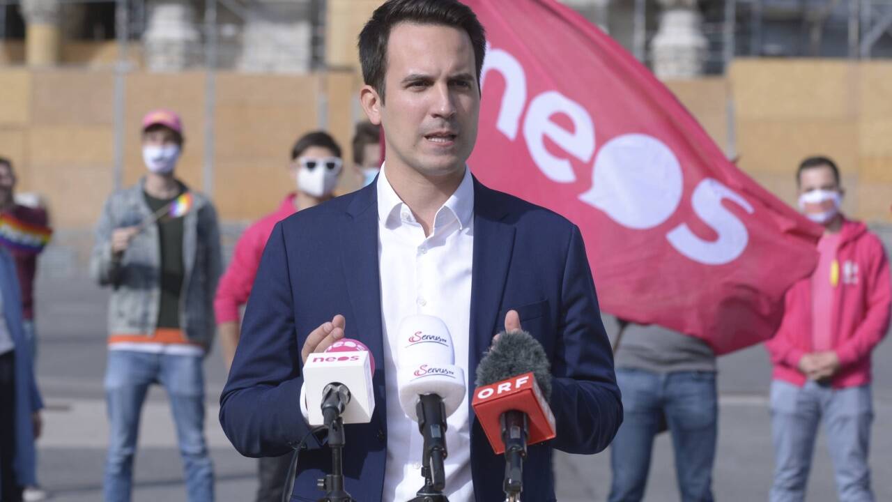 Christoph Wiederkehr ist Spitzenkandidat der Neos. Umfragen sehen die Kleinpartei bei sechs Prozent. 