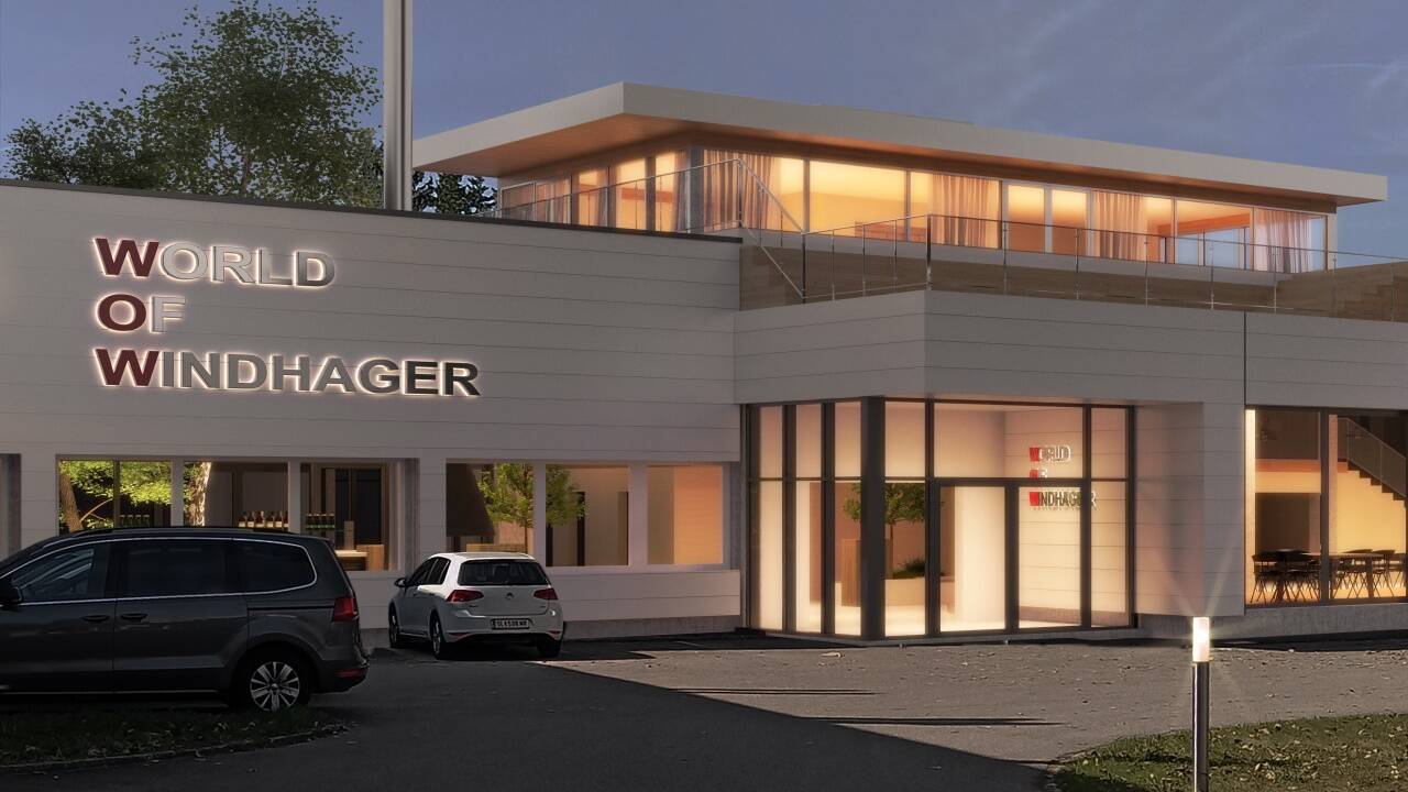 So soll die „World of Windhager“ nach ihrer Fertigstellung 2021 aussehen.  