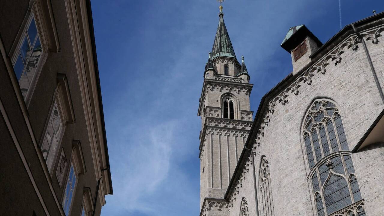 Blick auf die Franziskanerkirche.  