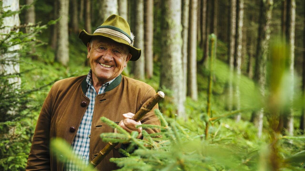 Der Großarler Walter Mooslechner in seinem Element.  