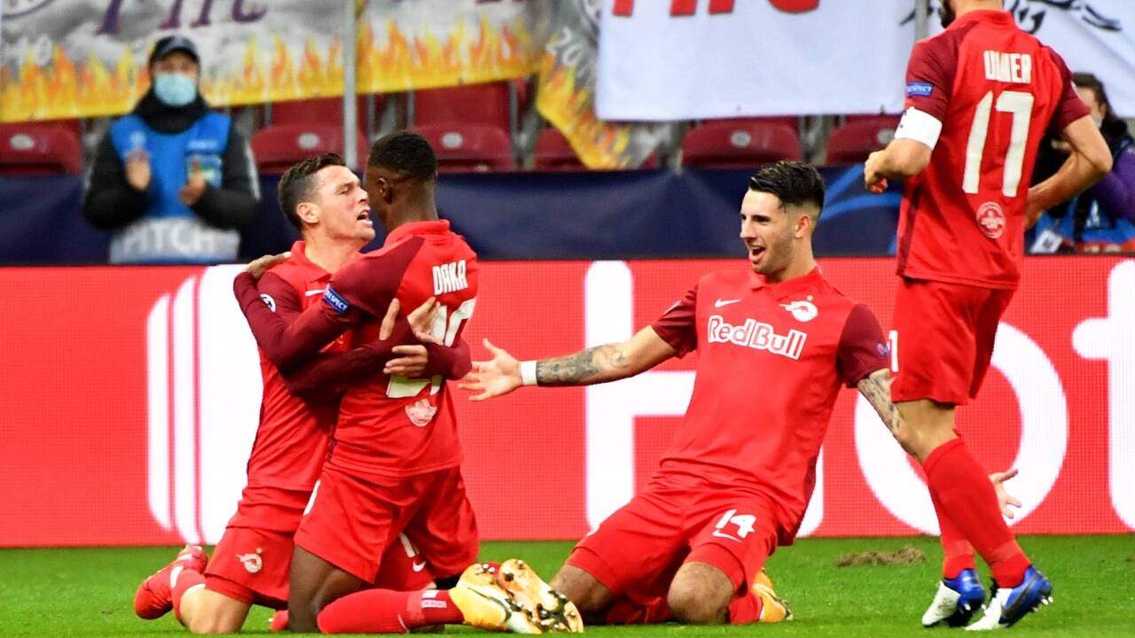 Jubel nach dem 1:1.  