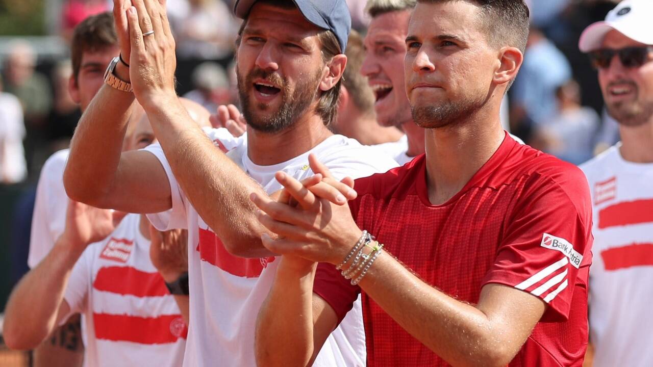 Österreichs künftig großer Hoffnungsträger und der Rekordmann im Davis Cup: Dominic Thiem und Jürgen Melzer. Österreichs künftig großer Hoffnungsträger und der Rekordmann im Davis Cup: Dominic Thiem und Jürgen Melzer.