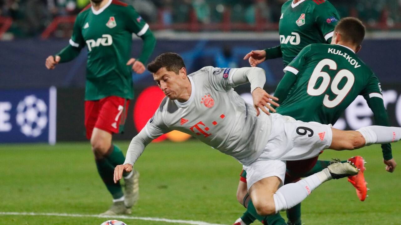 Impressionen des Spiels Bayern gegen Lok. 