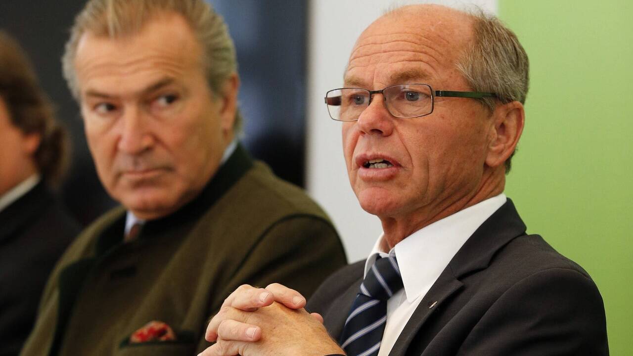 Sungler und Stöckl sehen kritische Situation im Spital. 
