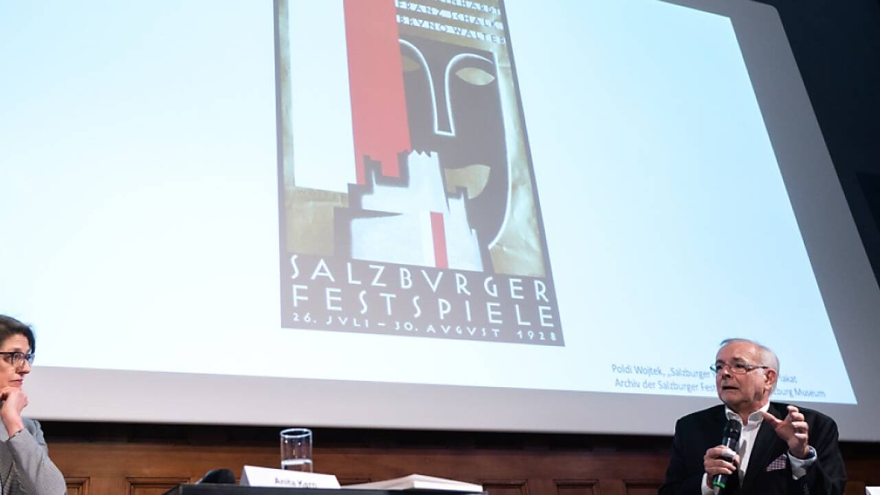 Präsentation zweier Gutachten zum Festspiel-Logo 