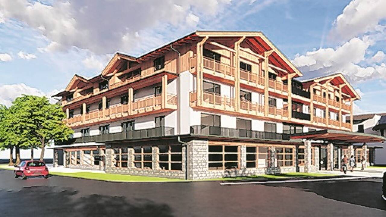 Viel Holz: So wird der neue Grünauerhof ausschauen. 