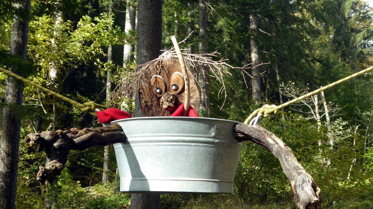 Waldbaden liegt auch im Rußbacher Geisterwald voll im Trend. 