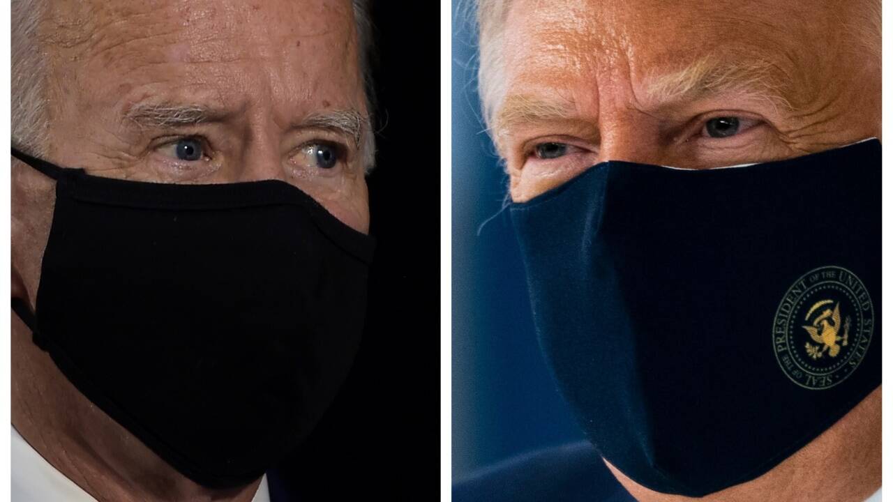 Die beiden US-Präsidentschaftskandidaten Joe Biden (links) und Donald Trump. Die beiden US-Präsidentschaftskandidaten Joe Biden (links) und Donald Trump.