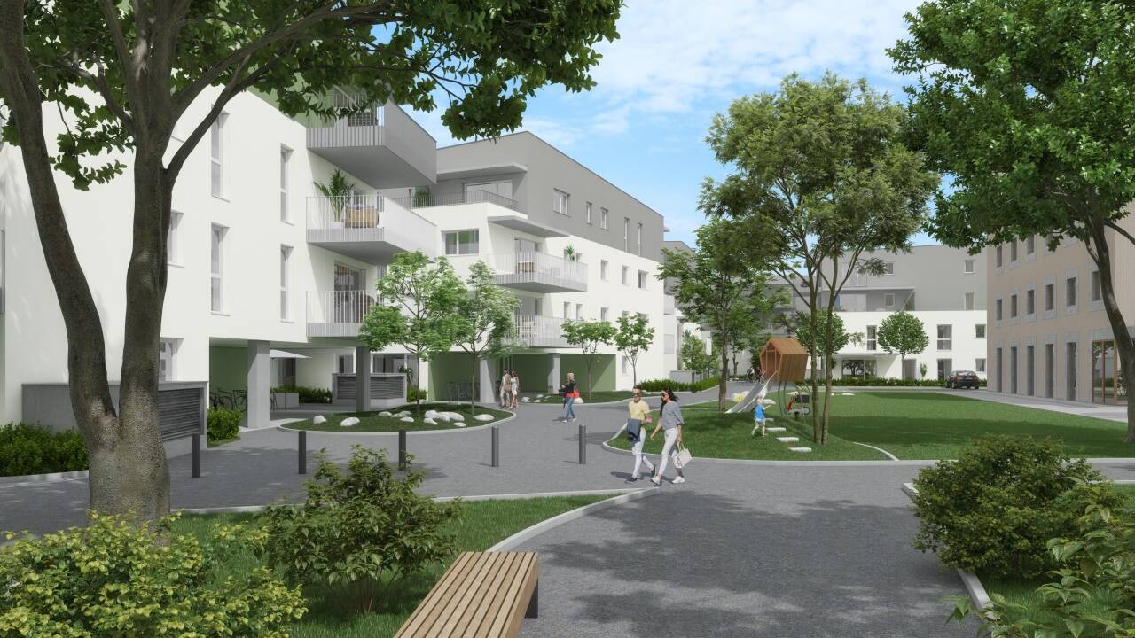 So soll das neue Wohnbauprojekt aussehen.  
