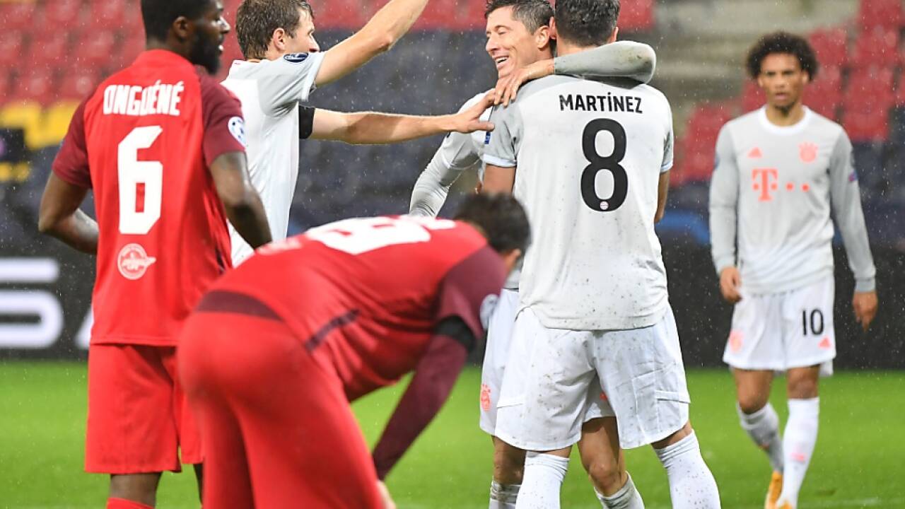 Jubel bei Bayern München 