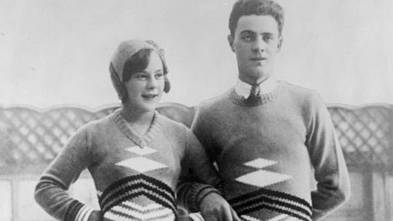 Karl Schäfer mit Sonja Henie, 1932 Karl Schäfer mit Sonja Henie, 1932