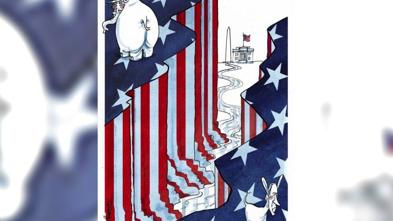 Die gespaltenen Staaten von Amerika . . . Die gespaltenen Staaten von Amerika . . .