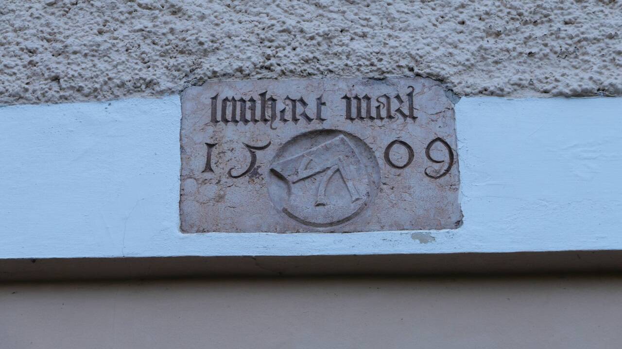Linhart Marl hat sich 1509 hier verewigt.  