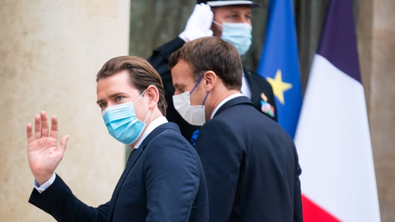 Kurz bei Macron in Paris 