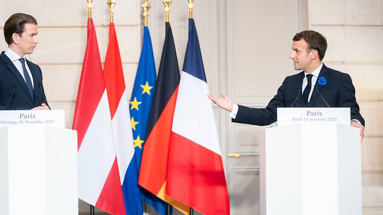 Kurz bei Macron in Paris 
