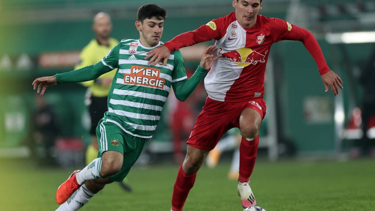 Bullen-Profi Max Wöber (r.) tritt mit Österreichs U21 in der EM-Qualifikation an. Bullen-Profi Max Wöber (r.) tritt mit Österreichs U21 in der EM-Qualifikation an.