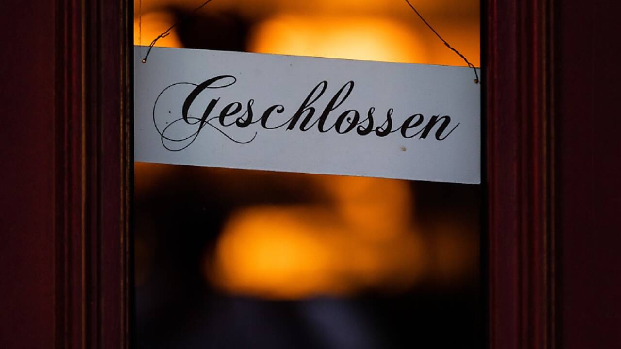 Coronavirus - Geschlossenes Restaurant Coronavirus - Geschlossenes Restaurant