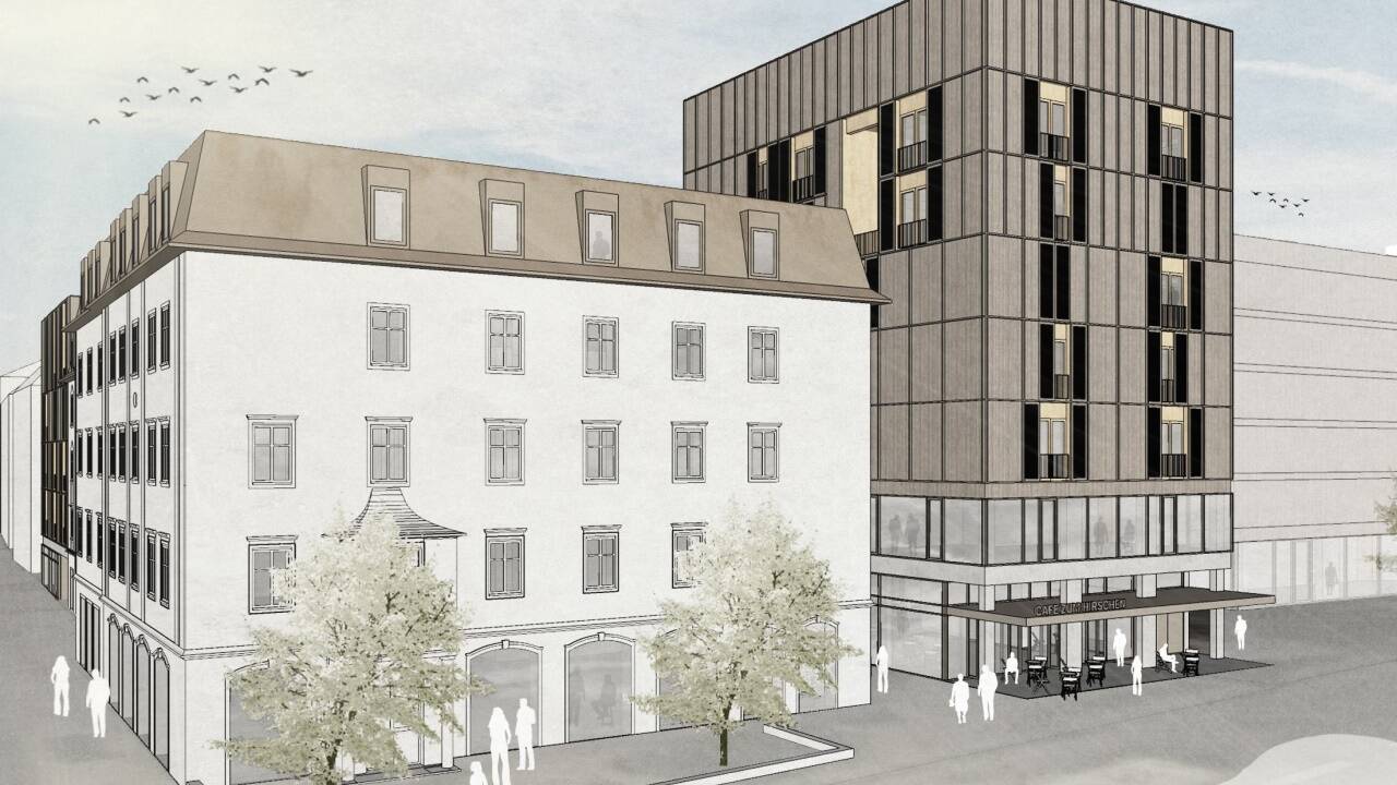 So soll das Hotel „Zum Hirschen“ nach dem Umbau aussehen. 