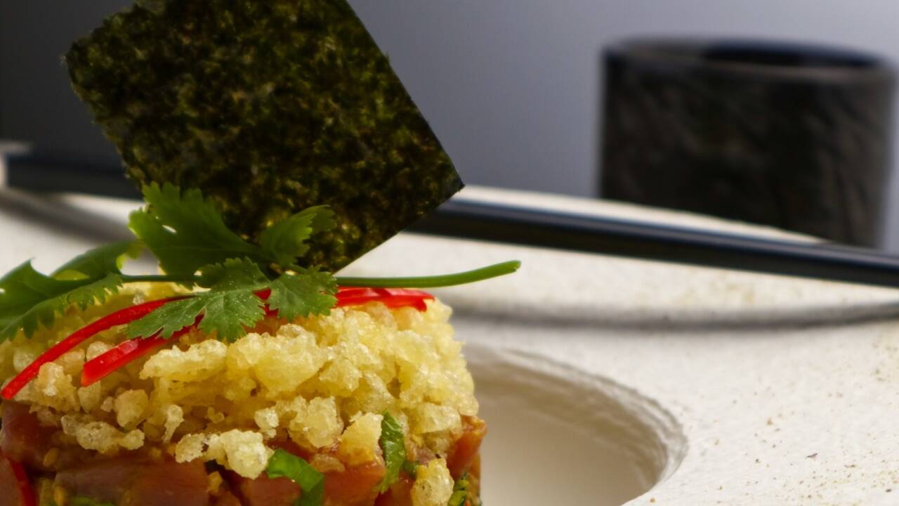 Neue Akzente will Hao Wu auch mit der Küche bieten – etwa mit einem Gelbflossenthunfisch-Tatar.  