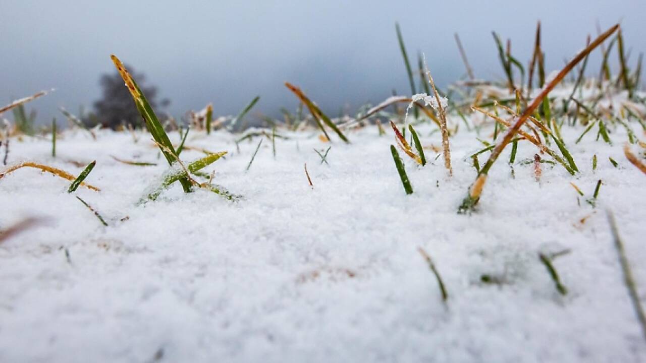 Erster Schnee im Flachland ist möglich. 