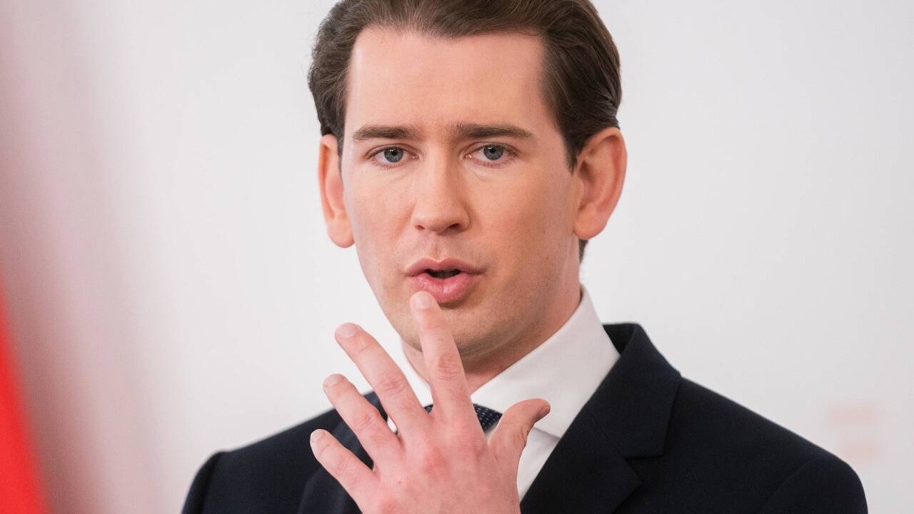 Bundeskanzler Sebastian Kurz.  